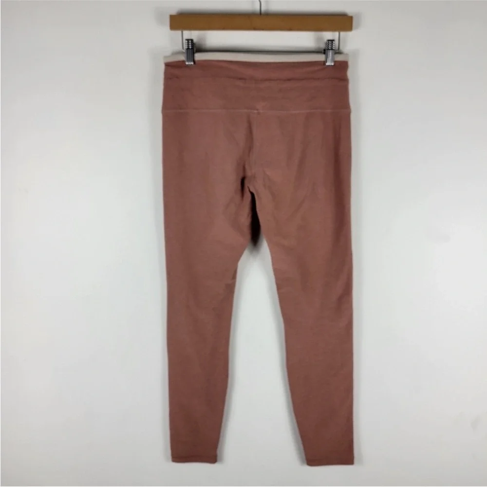 Vuori Vibe Elevation High Waist Drawstring Ankle Leggings Dusty Rose Mauve Sz M - Picture 10 of 14